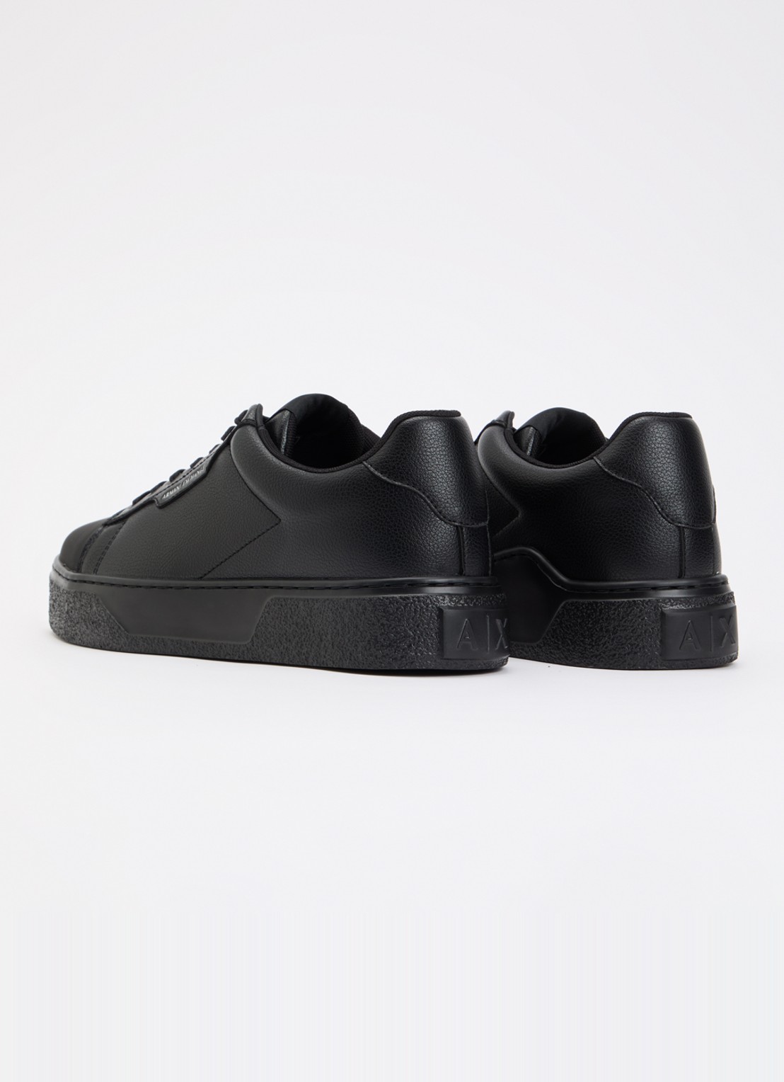 Armani Sneaker met logo - achterkant 2 zwart