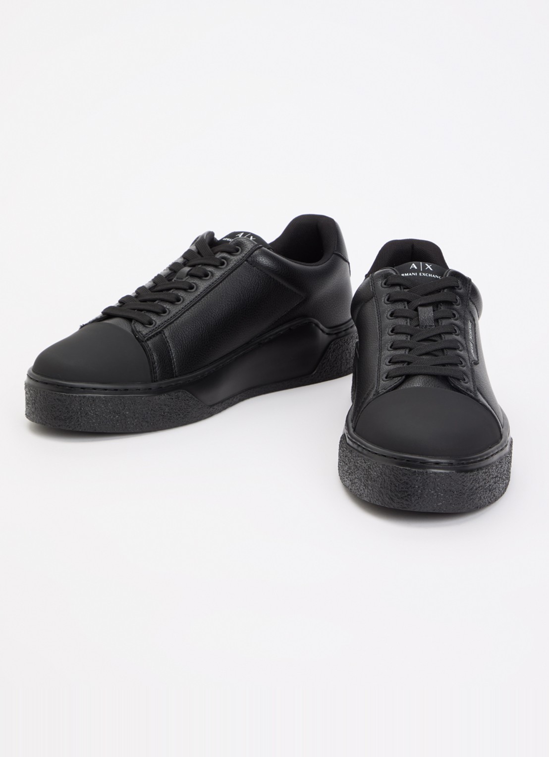 Armani Sneaker met logo - detail 3 zwart