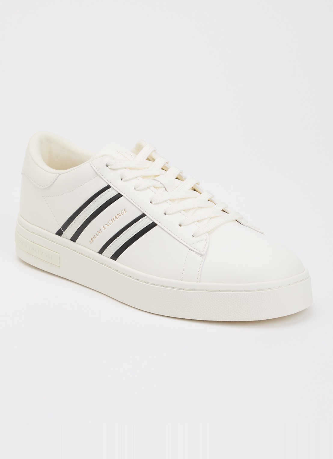 Armani Sneaker met logo - voorkant gebroken wit