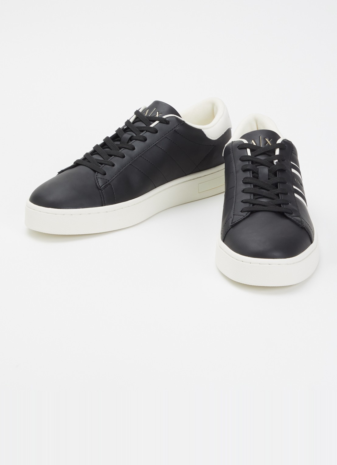 Armani Sneaker met logo - detail 2 zwart