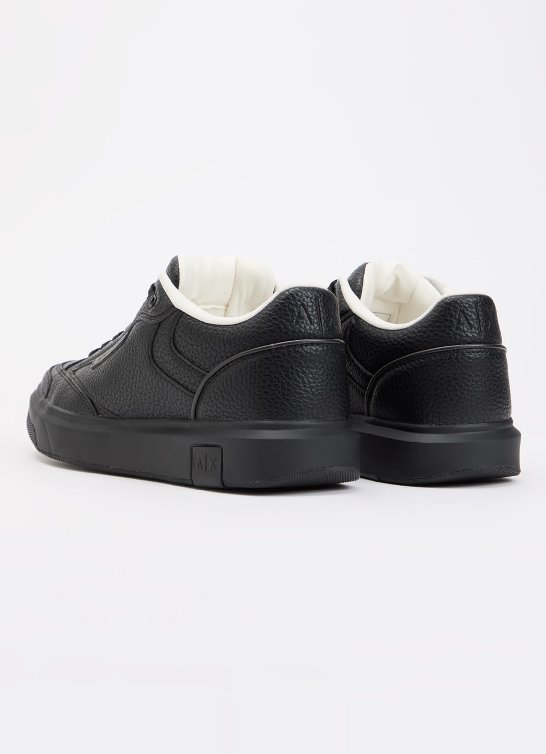 Armani Sneaker met logo - achterkant zwart