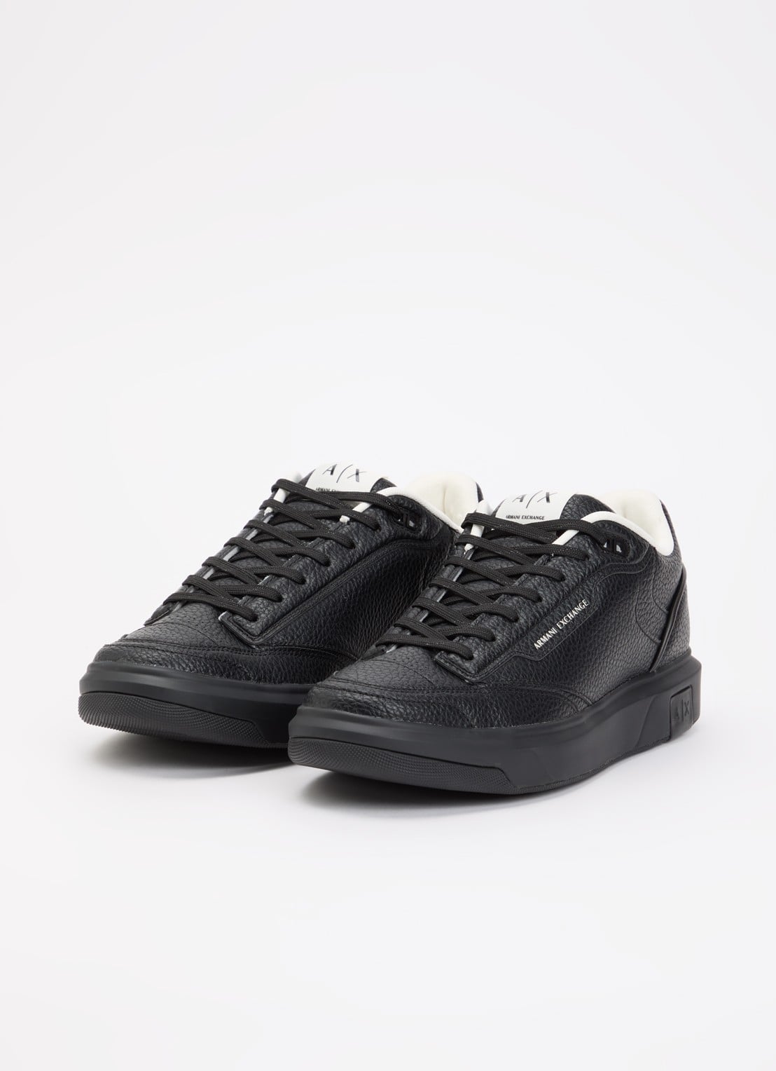 Armani Sneaker met logo - detail 3 zwart