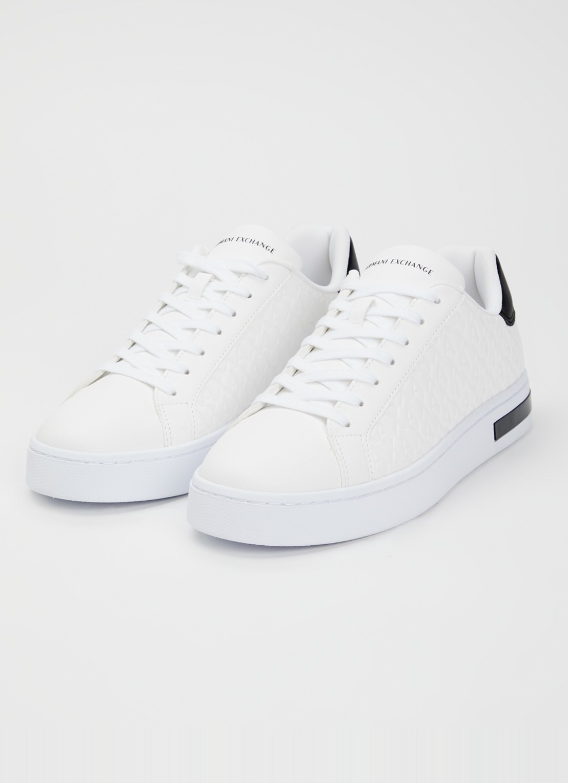 Armani Sneaker met logoprint - detail 3 wit