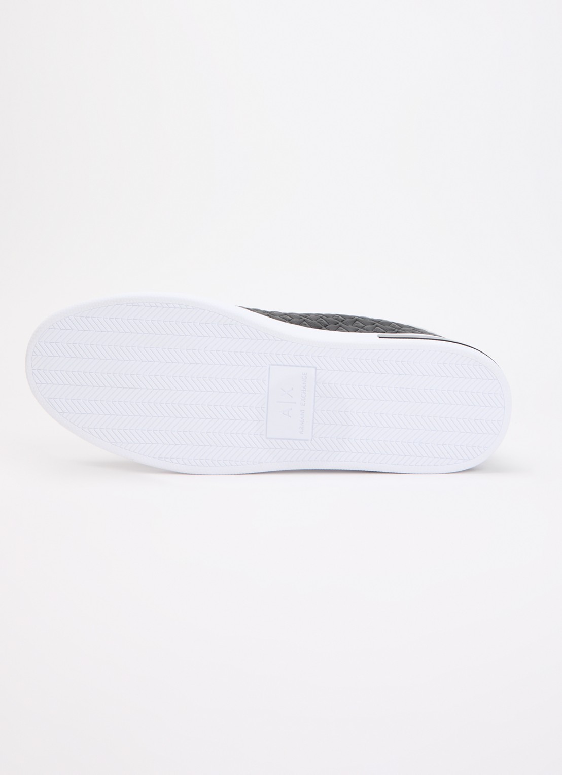 Armani Sneaker met logoprint - detail 4 zwart