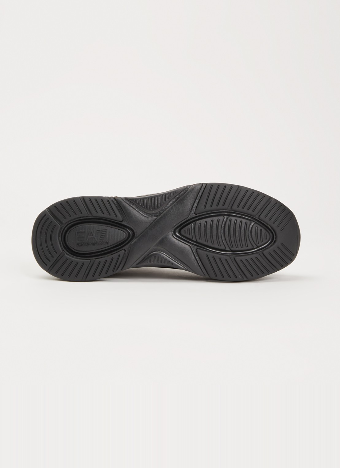 Armani Sneaker met mesh details en logo - detail 4 zwart