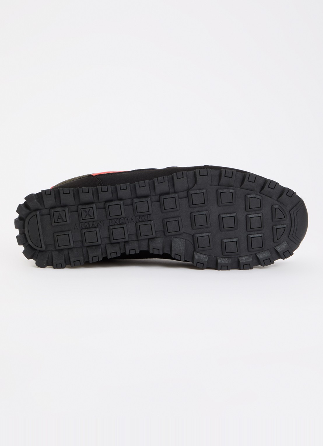 Armani Sneaker met mesh details en logo - detail 3 donkergroen