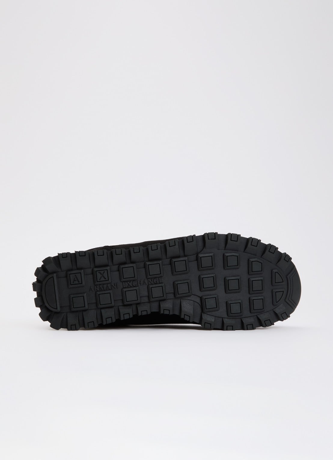 Armani Sneaker met mesh details en logo - detail 4 zwart