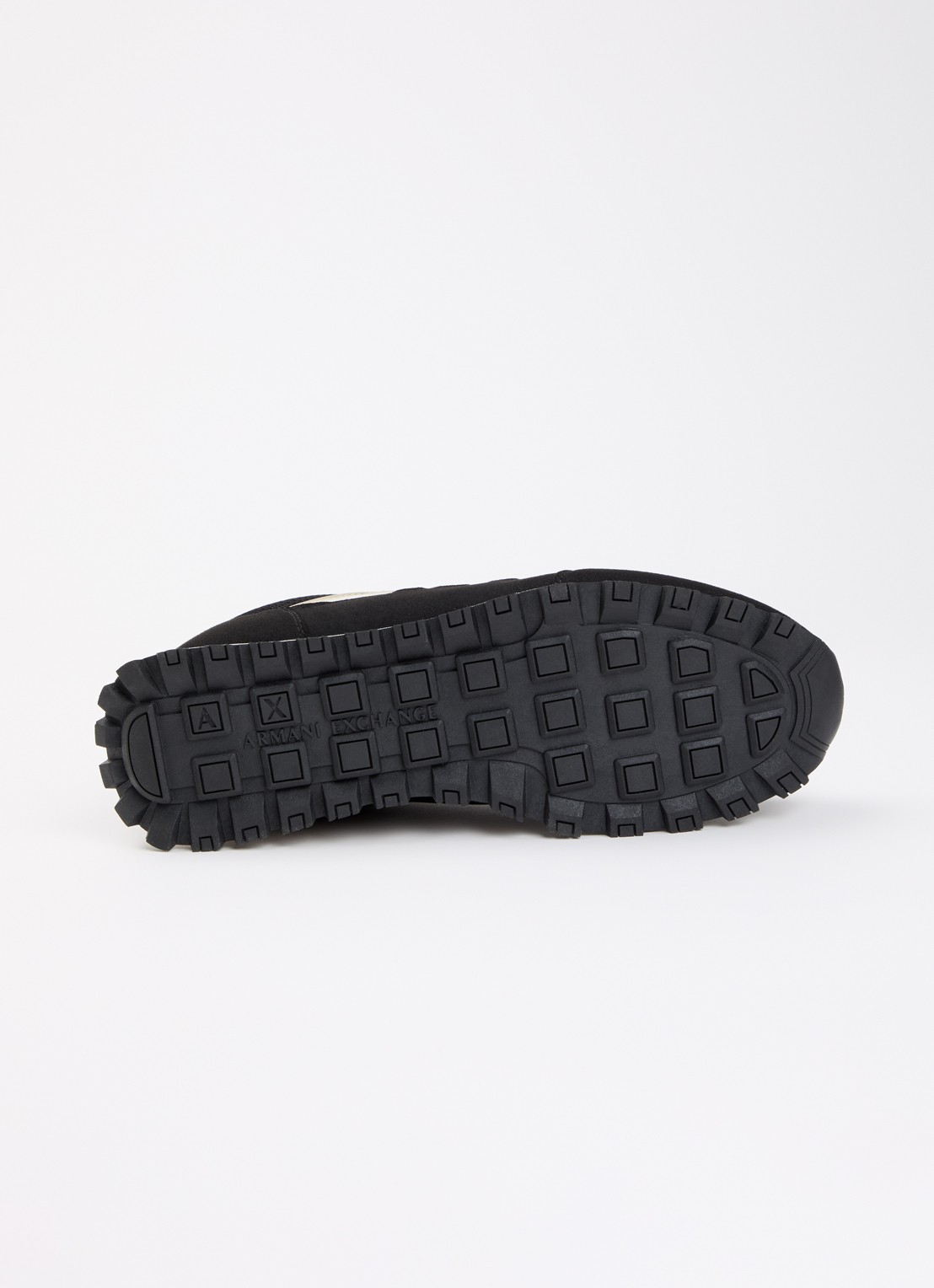Armani Sneaker met mesh details en logo - detail 4 antraciet