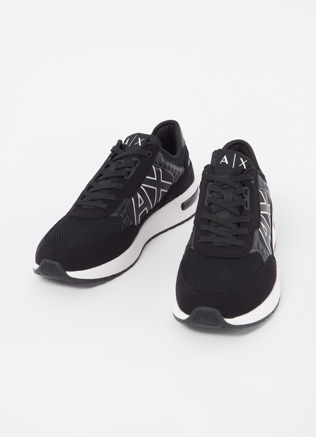 Armani Sneaker met mesh details - detail 2 black