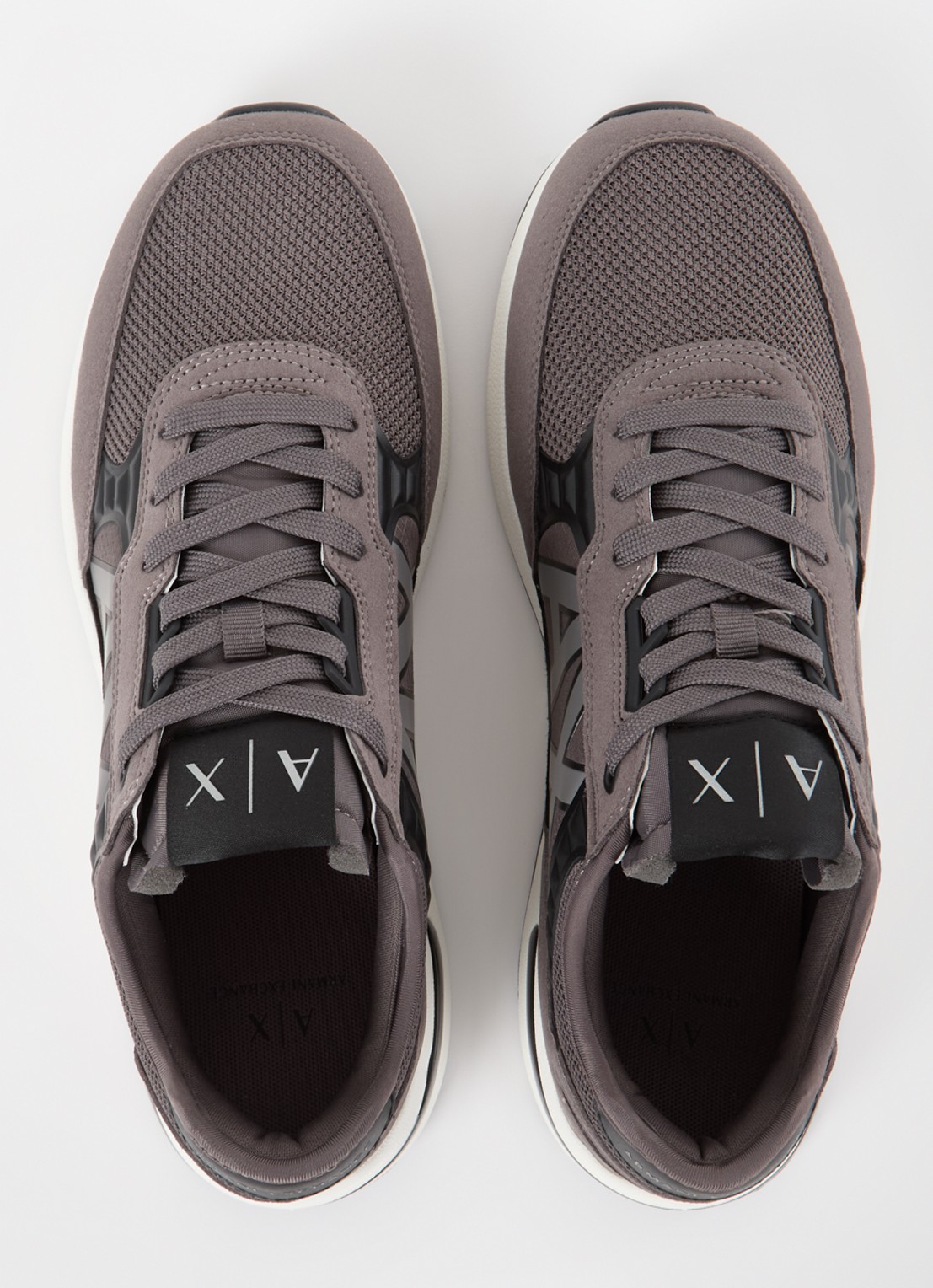 Armani Sneaker met mesh details - detail 4 taupe