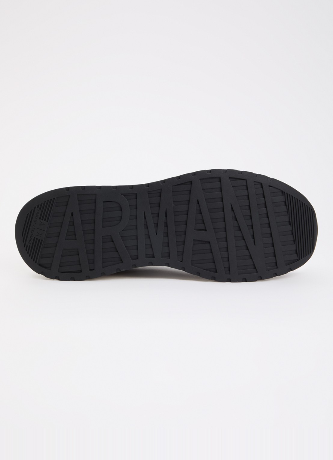 Armani Sneaker met mesh details - detail 4 donkergrijs