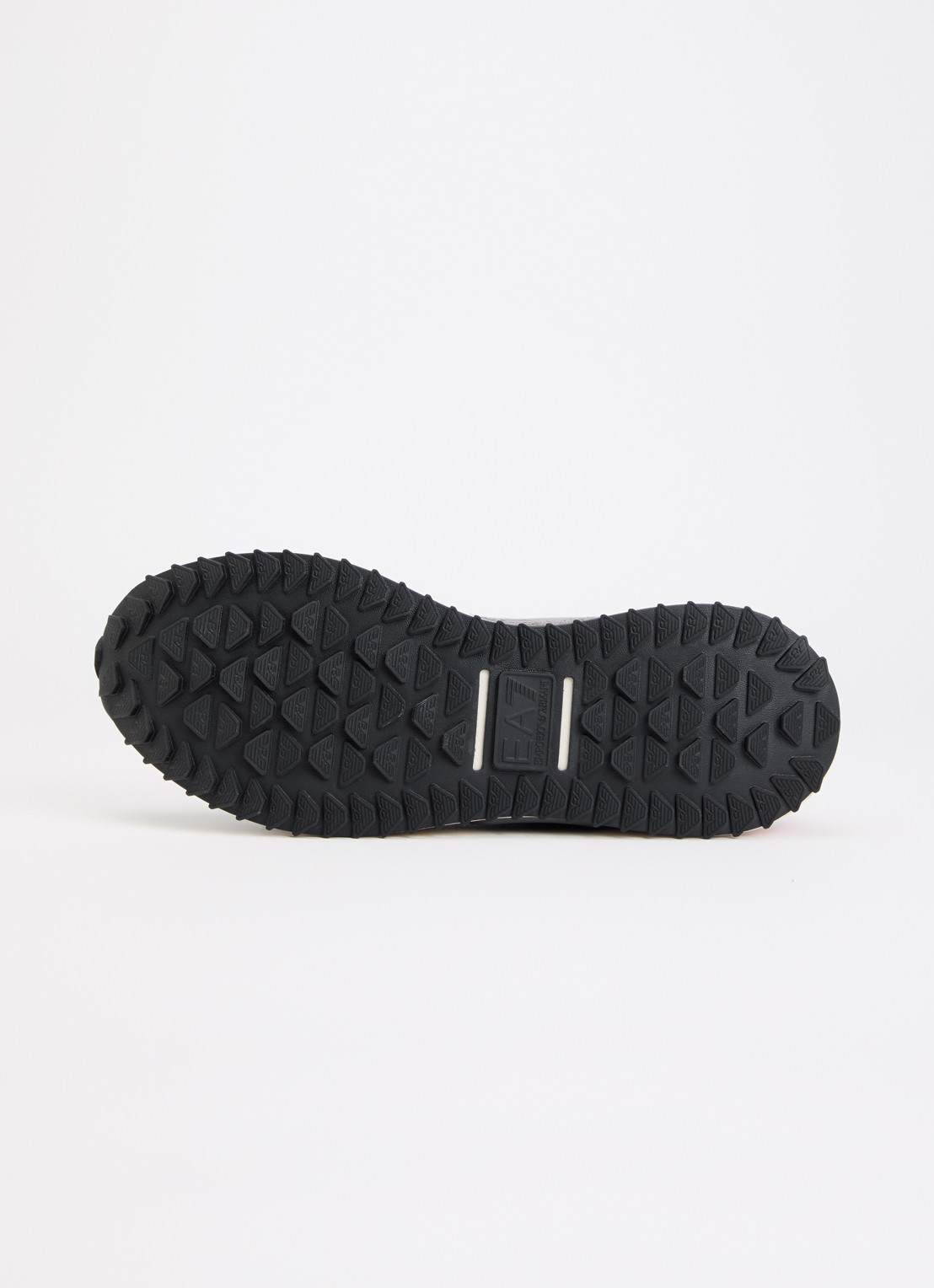 Armani Sneaker suède details en logo - detail 4 grijs