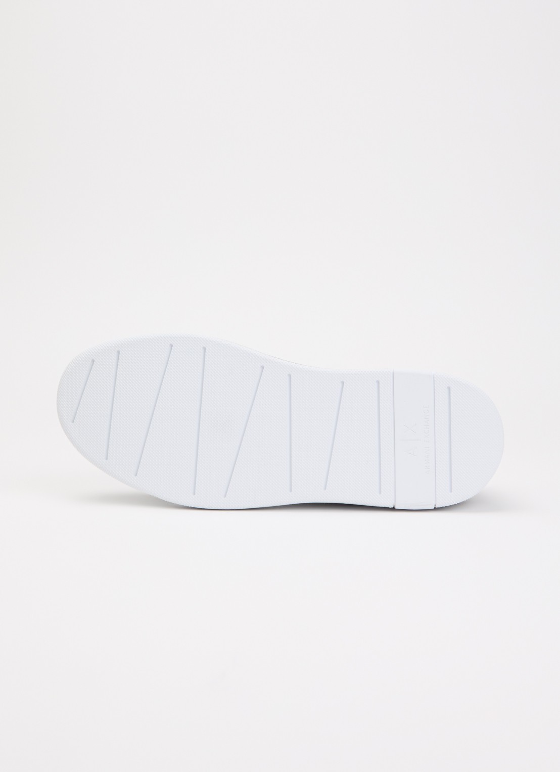 Armani Sneaker van leer met logo - detail 5 zwart