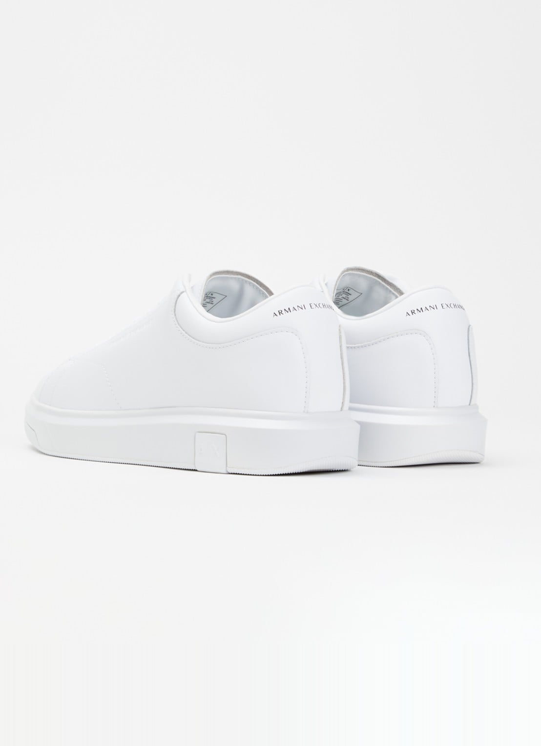 Armani Sneaker van leer met logo - achterkant 5 wit