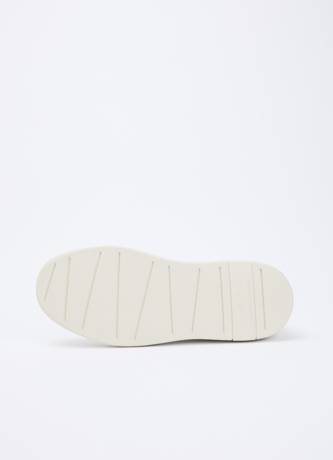 Armani Sneaker van leer met logo - detail 3 wit