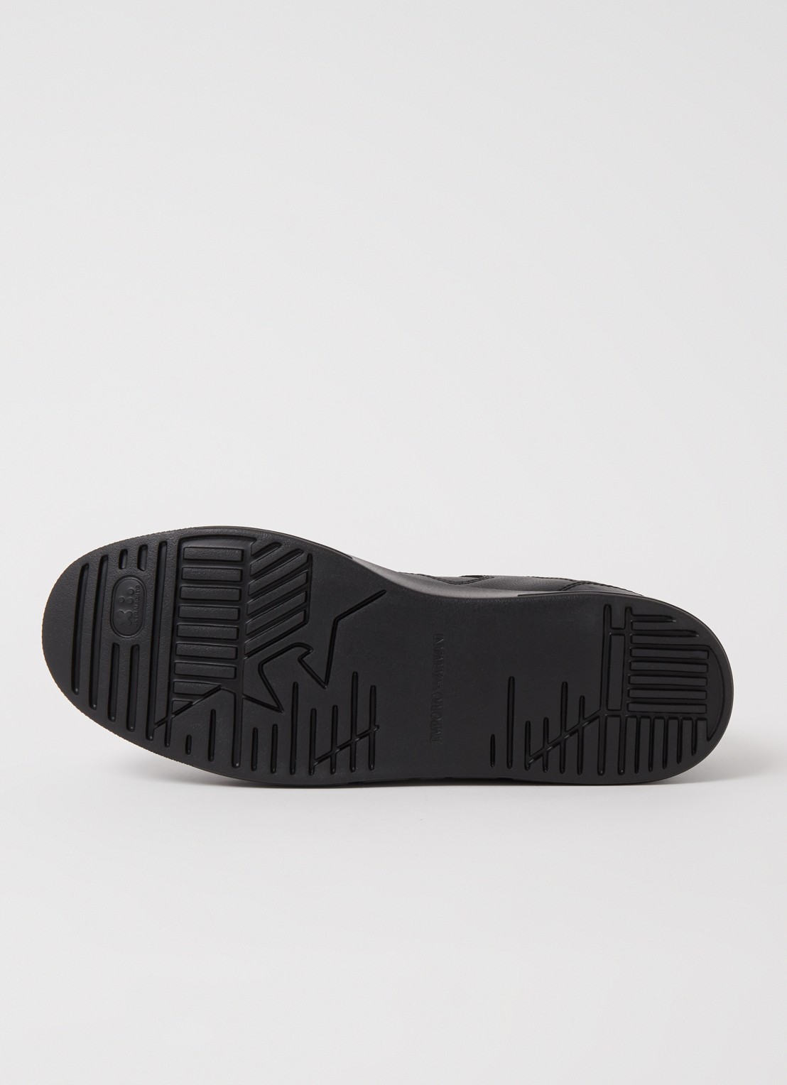 Armani Sneaker van leer   - detail 4 diepzwart