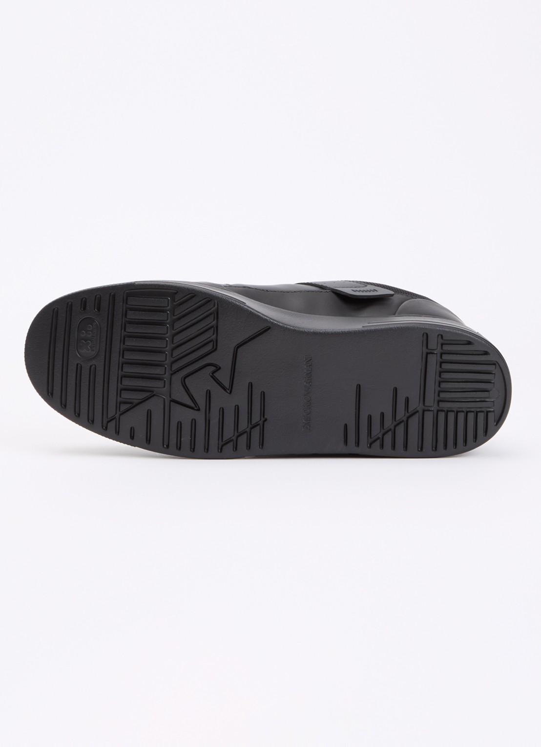 Armani Sneaker van leer - detail 4 zwart