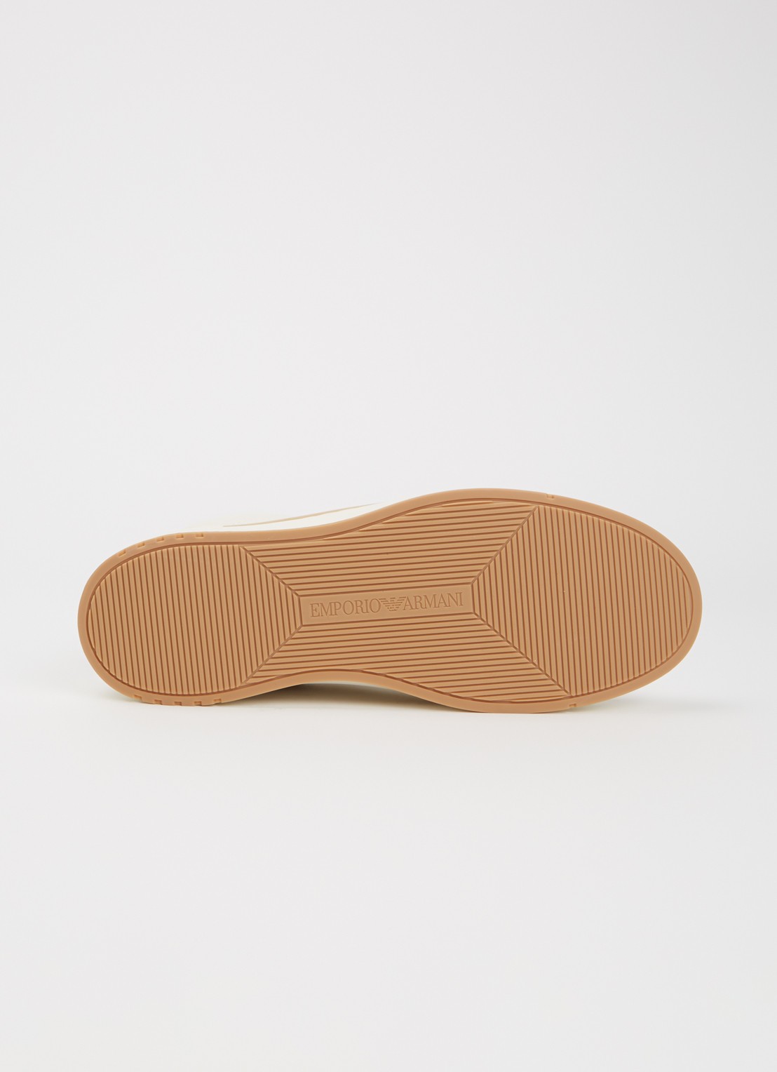 Armani Sneaker van leer - detail 5 gebroken wit