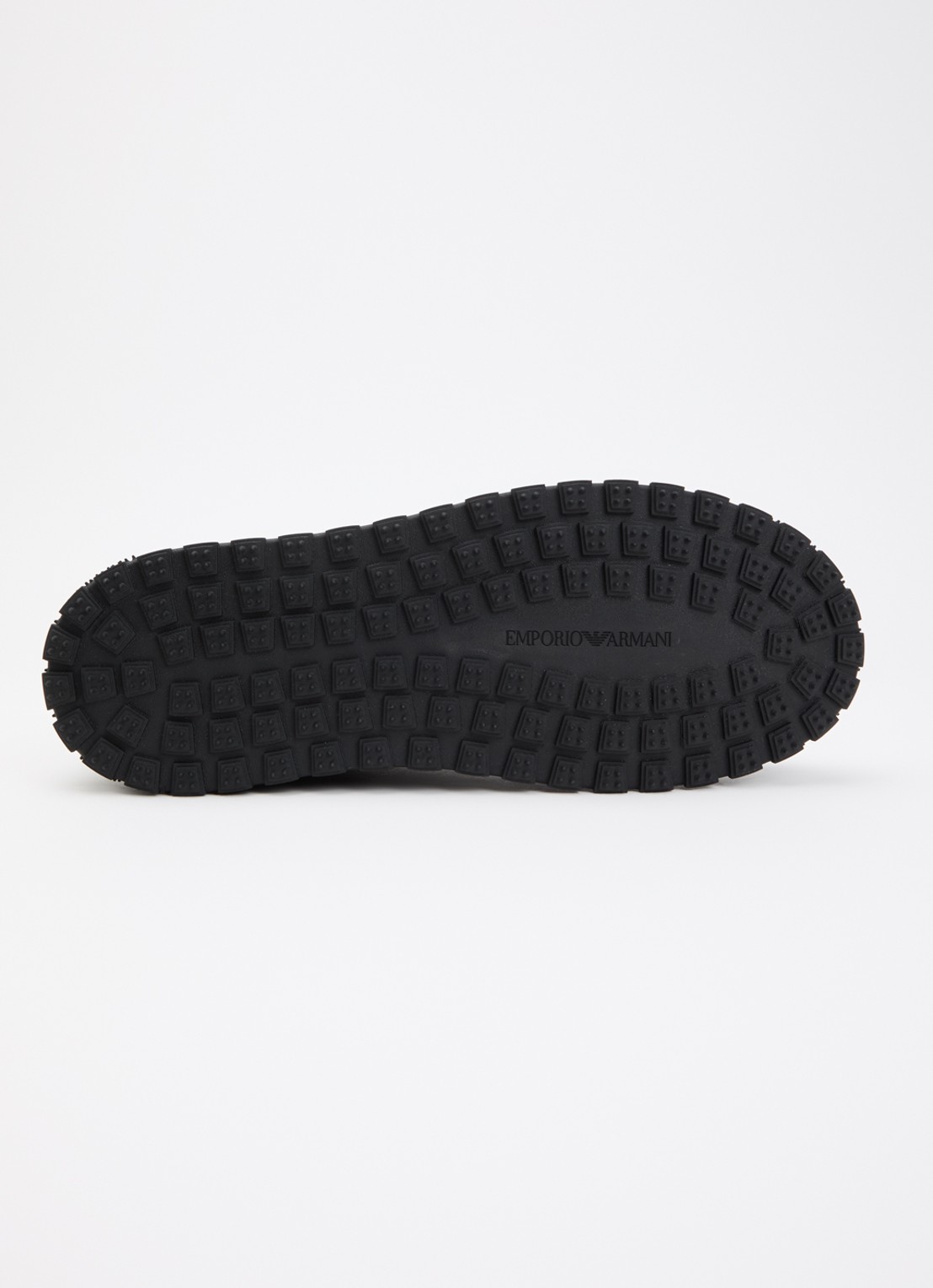 Armani Sneaker van leer - detail 4 zwart