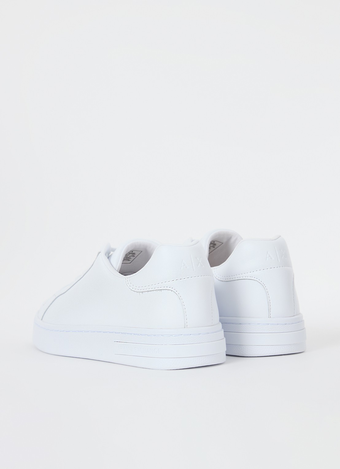 Armani Sneaker van leer - achterkant 4 wit