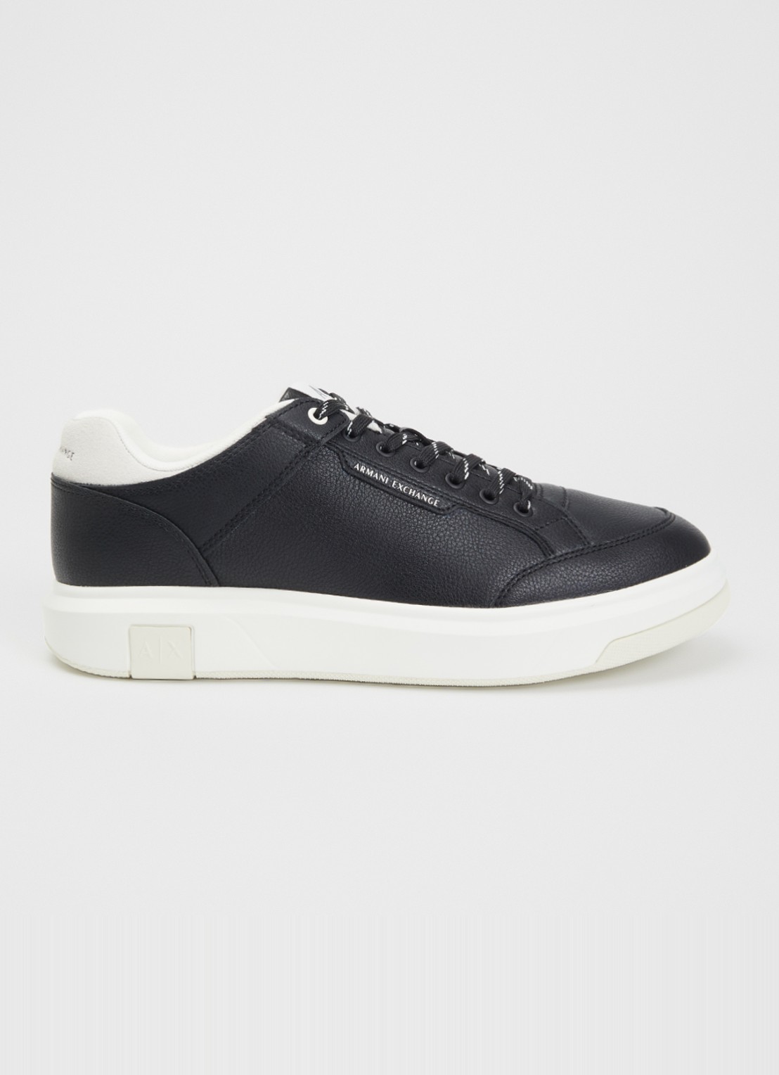 Armani Sneaker van leer - voorkant 5 zwart