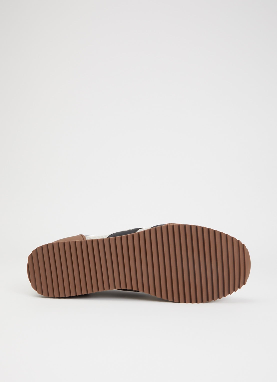 Armani Sneaker van mesh met logo - detail 5 bruin