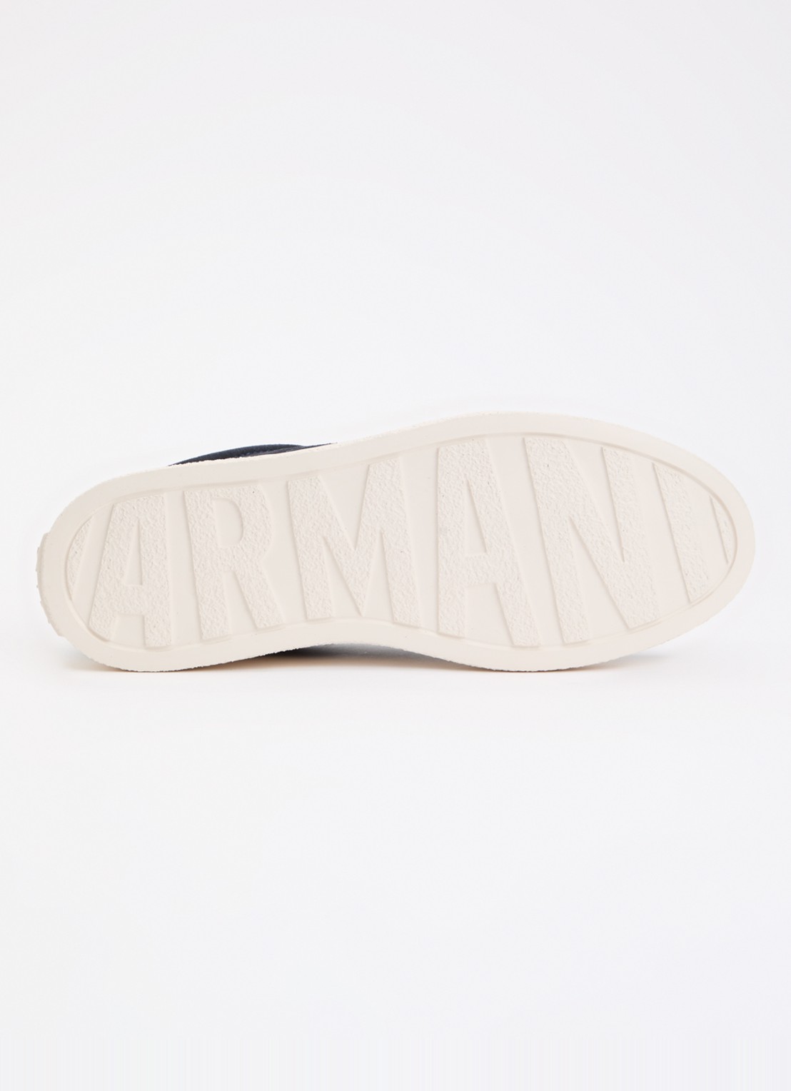 Armani Sneaker van suède  - detail 3 donkerblauw