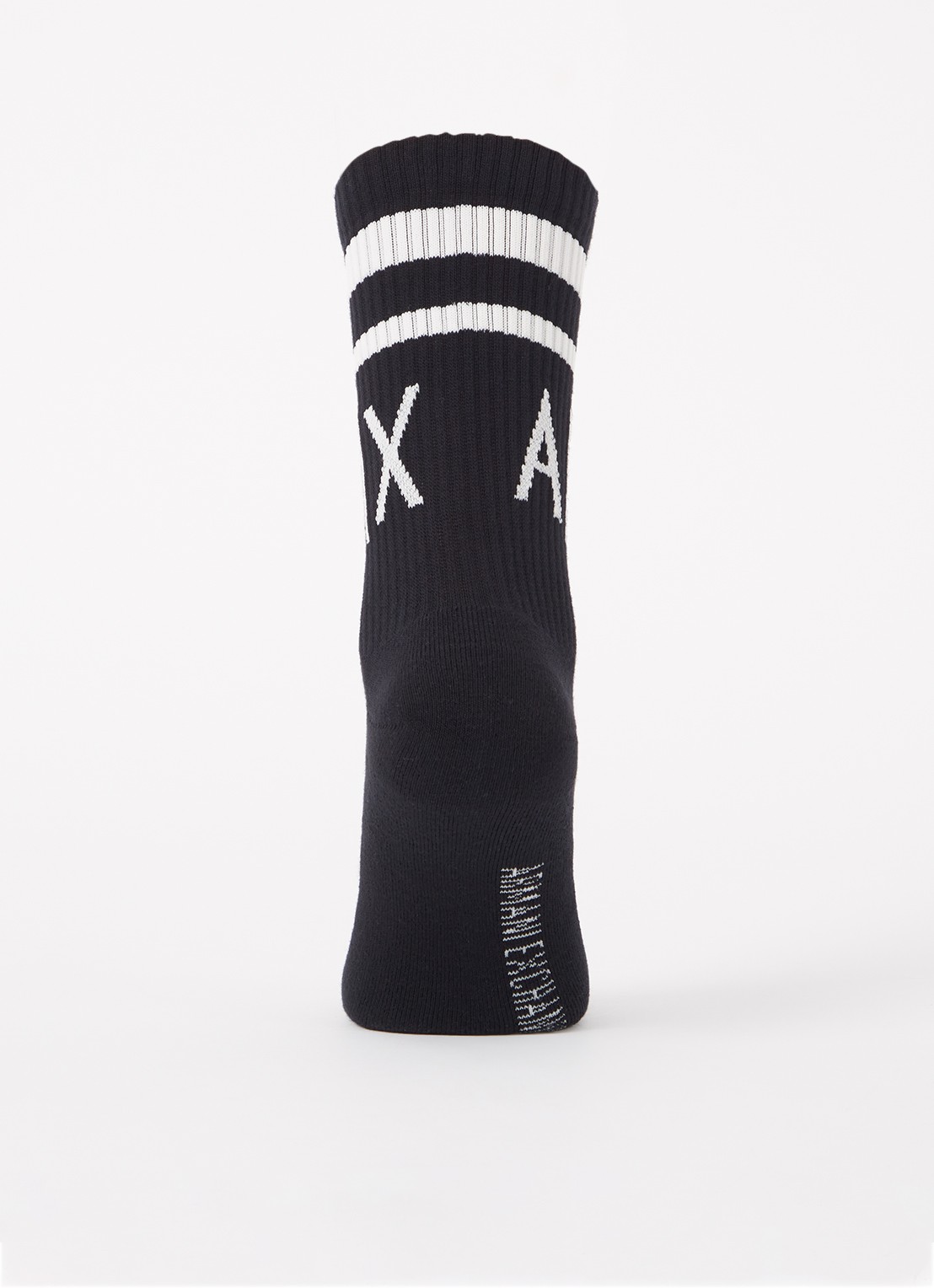 Armani Sokken met logo in 2-pack - voorkant 2 lichtgrijs