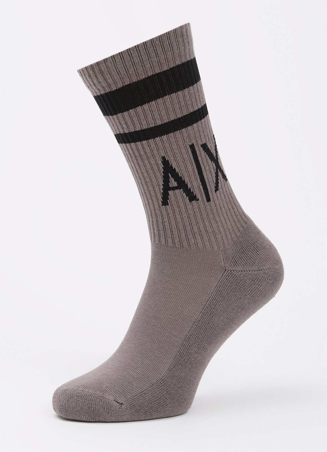 Armani Sokken met logo in 2-pack - detail 3 zand