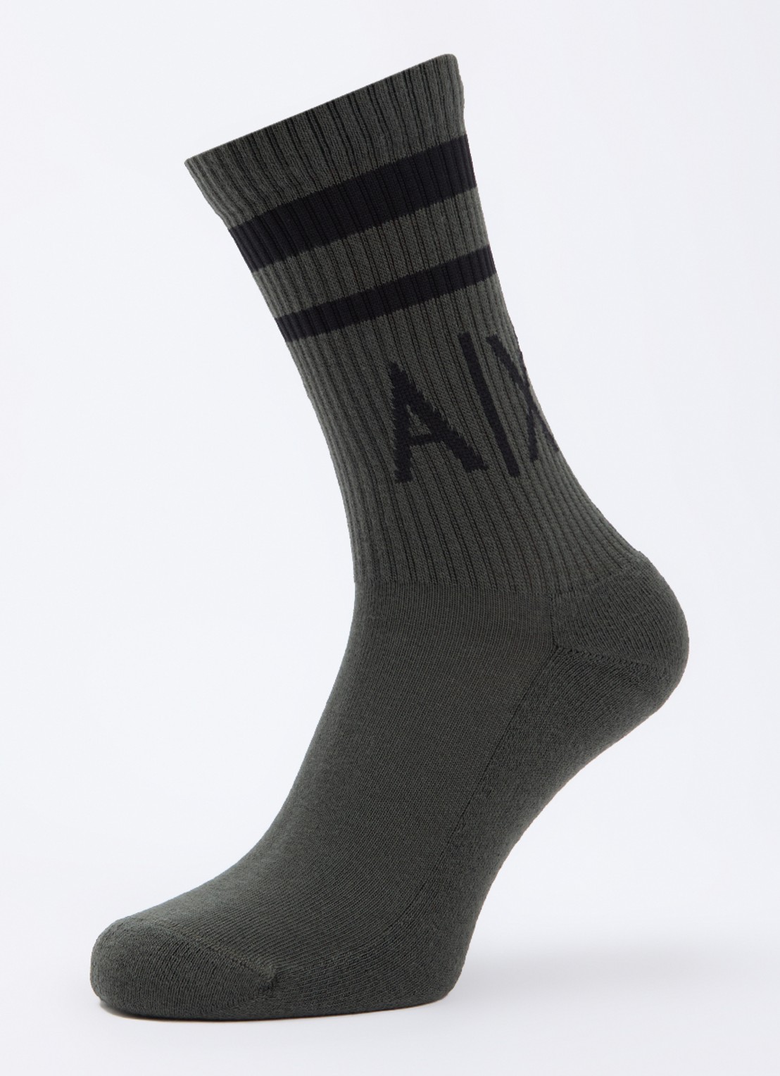 Armani Sokken met logo in 2-pack - detail 3 antraciet