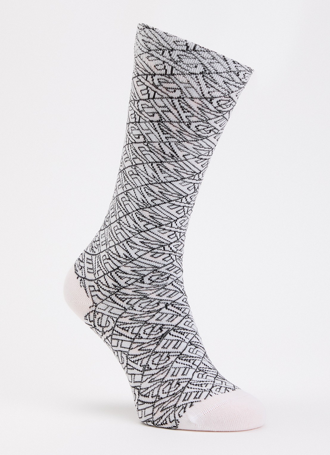 Armani Sokken met logoprint - voorkant wit