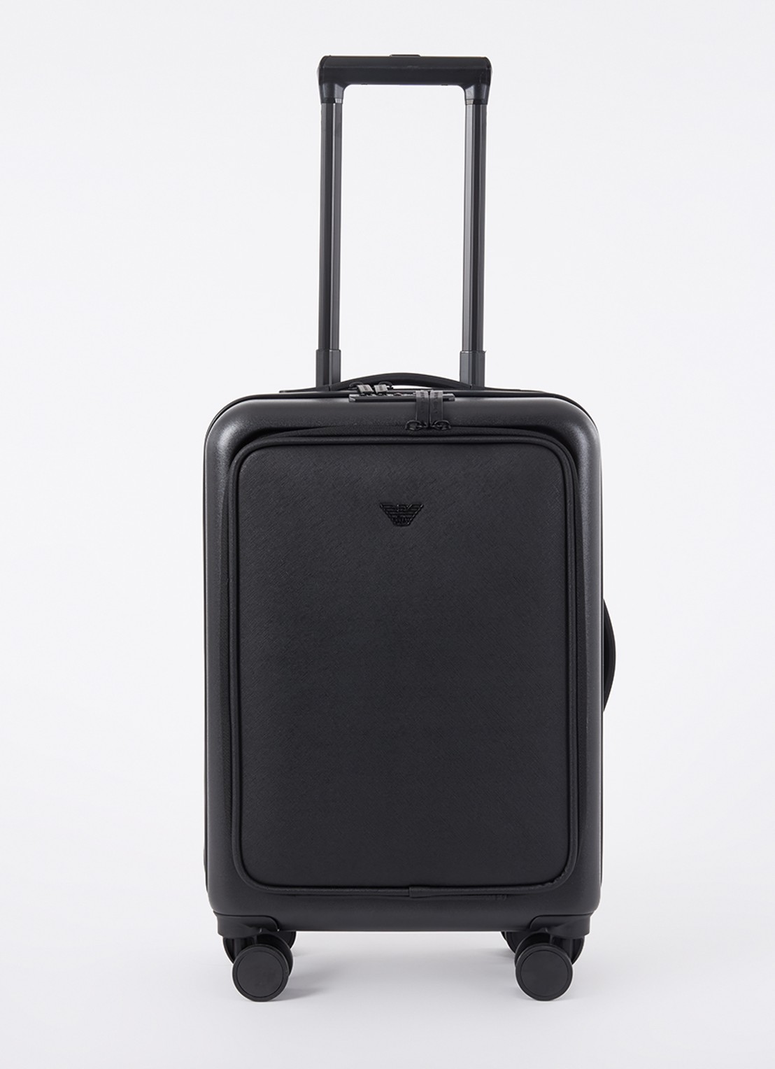 Armani Spinner 55,5 cm - voorkant zwart
