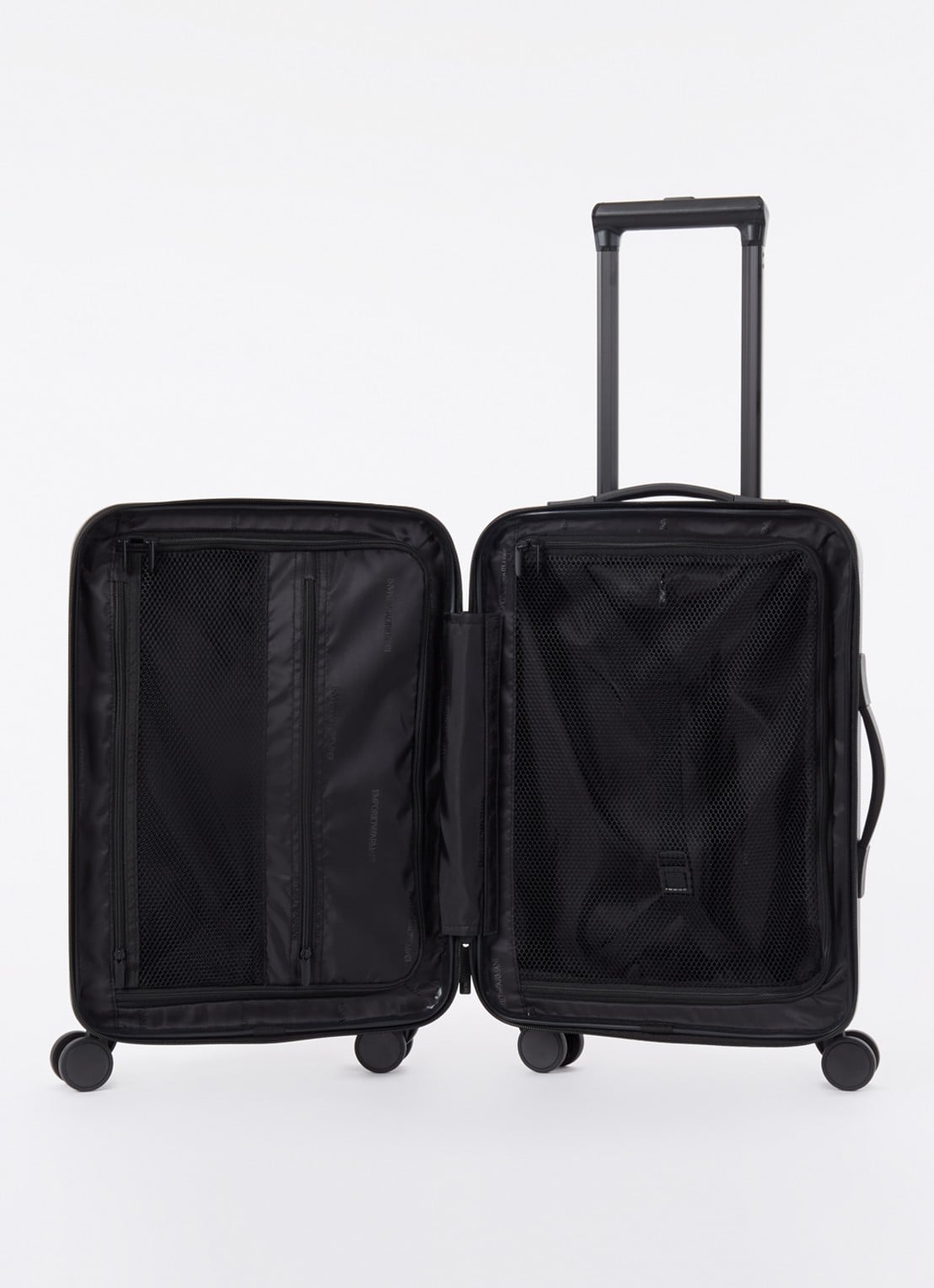 Armani Spinner 55,5 cm - voorkant 2 zwart
