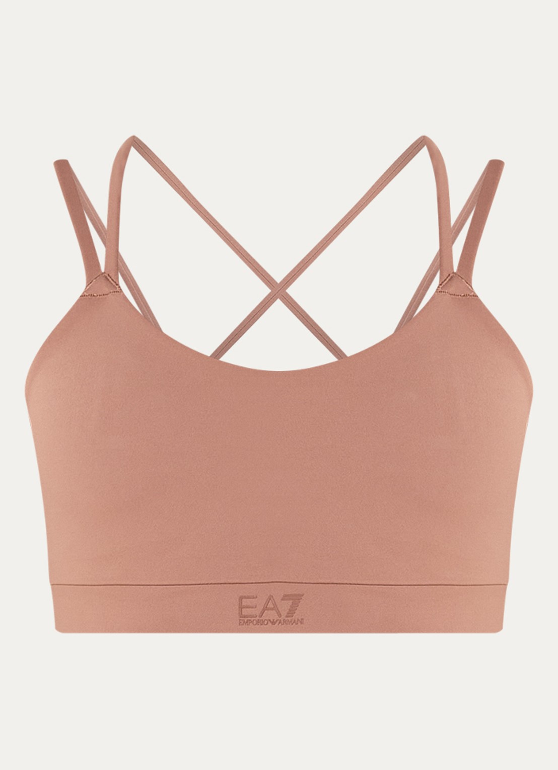 Armani Sport bh met light support - voorkant 3 zalmroze