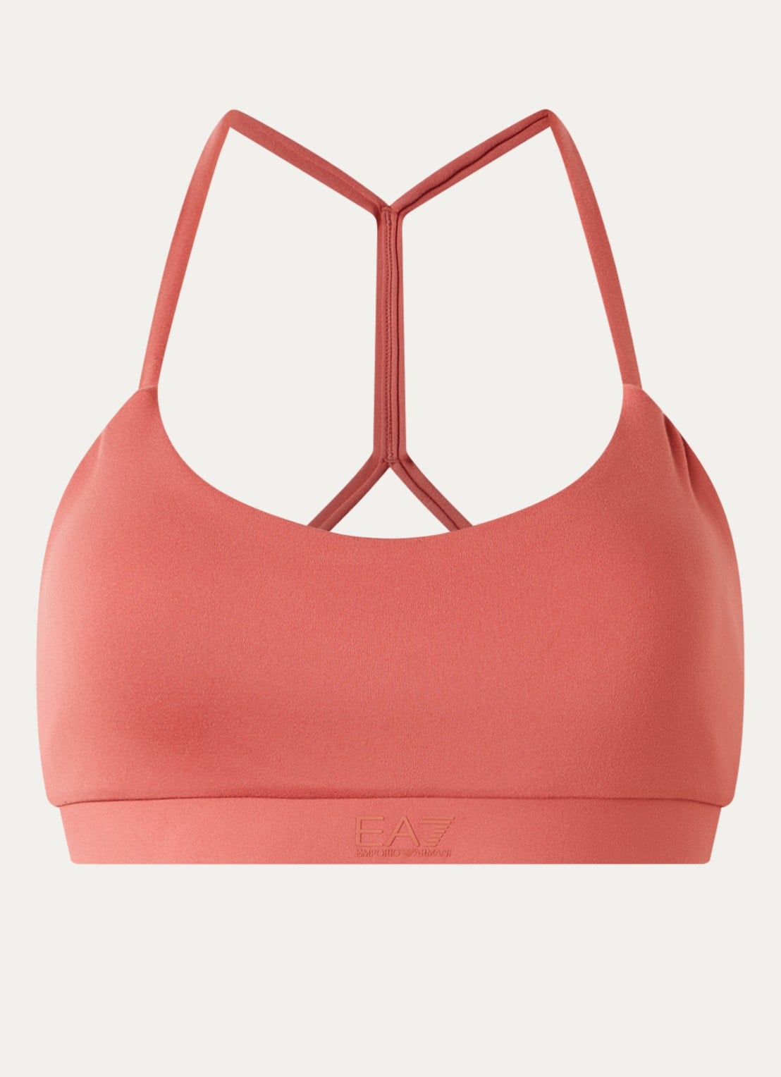 Armani Sport bh met light support - voorkant koraal