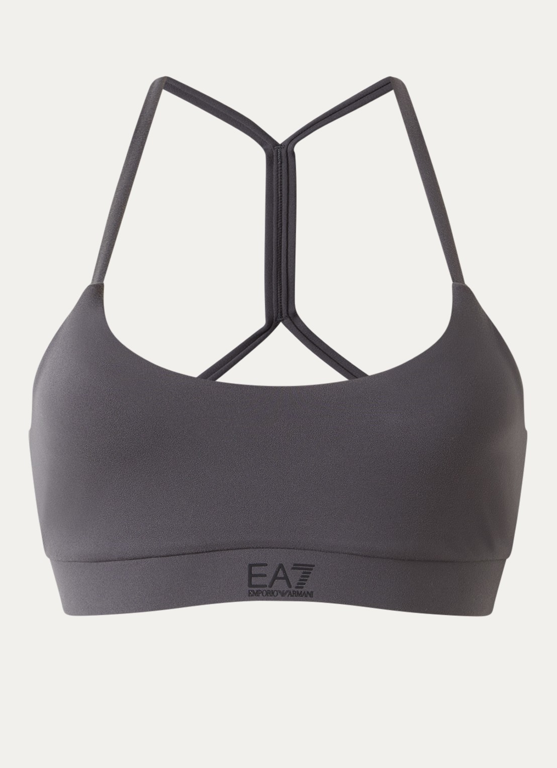 Armani Sport bh met light support - voorkant donkergrijs