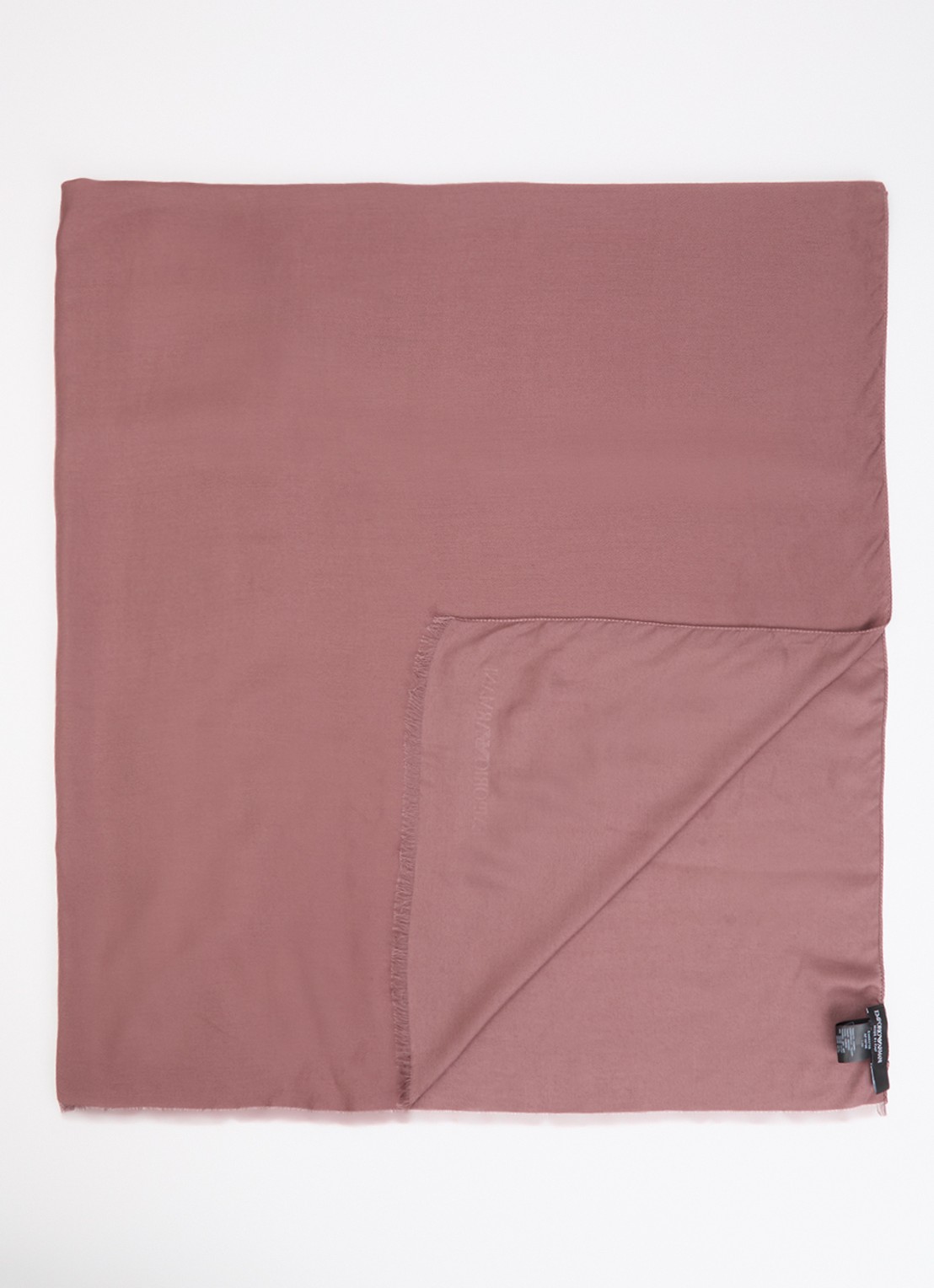 Armani Stole sjaal 180 x 79 cm - voorkant donkerbruin