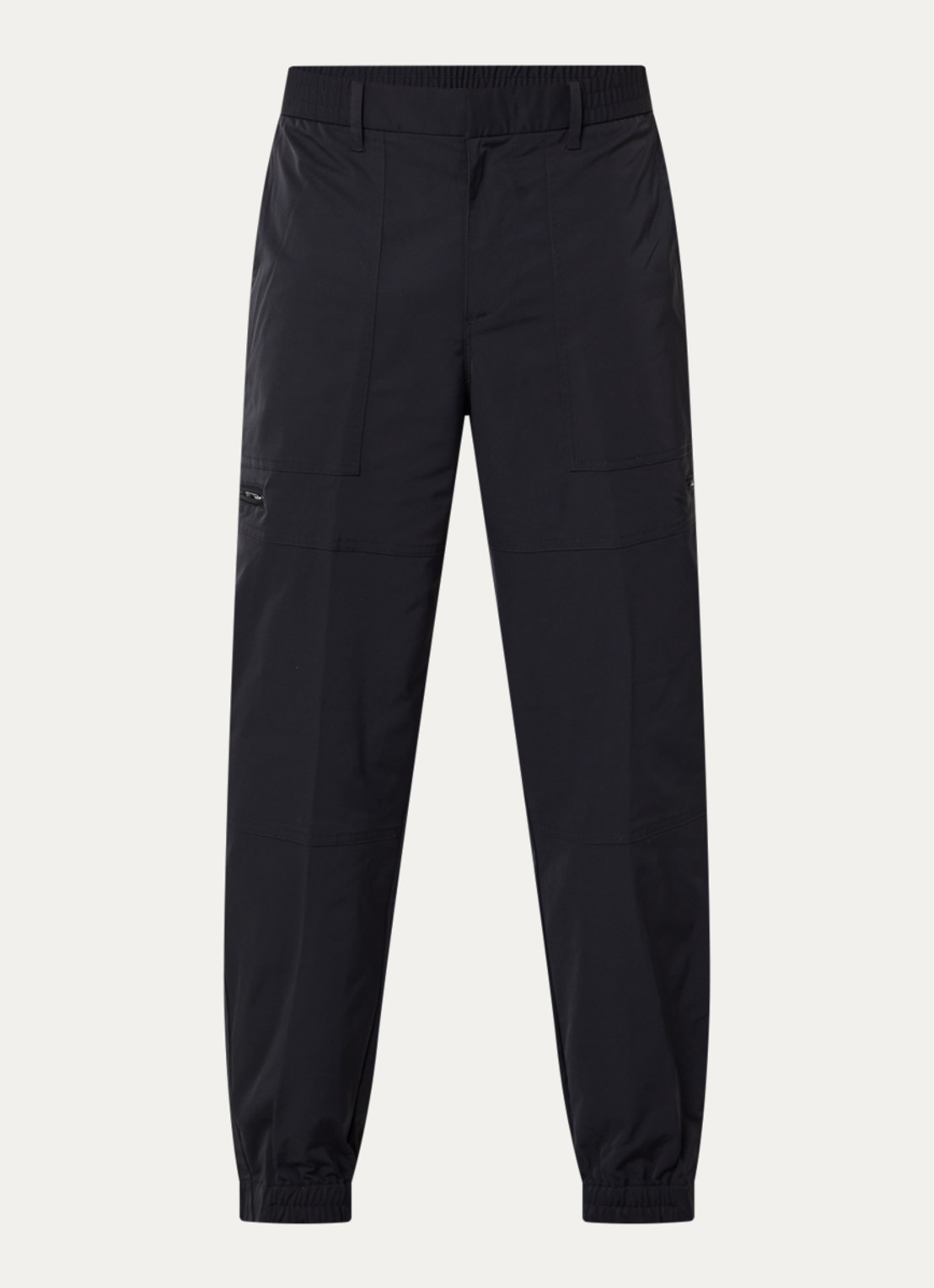 Armani Straight fit cargobroek met steekzakken - voorkant 4 donkerblauw