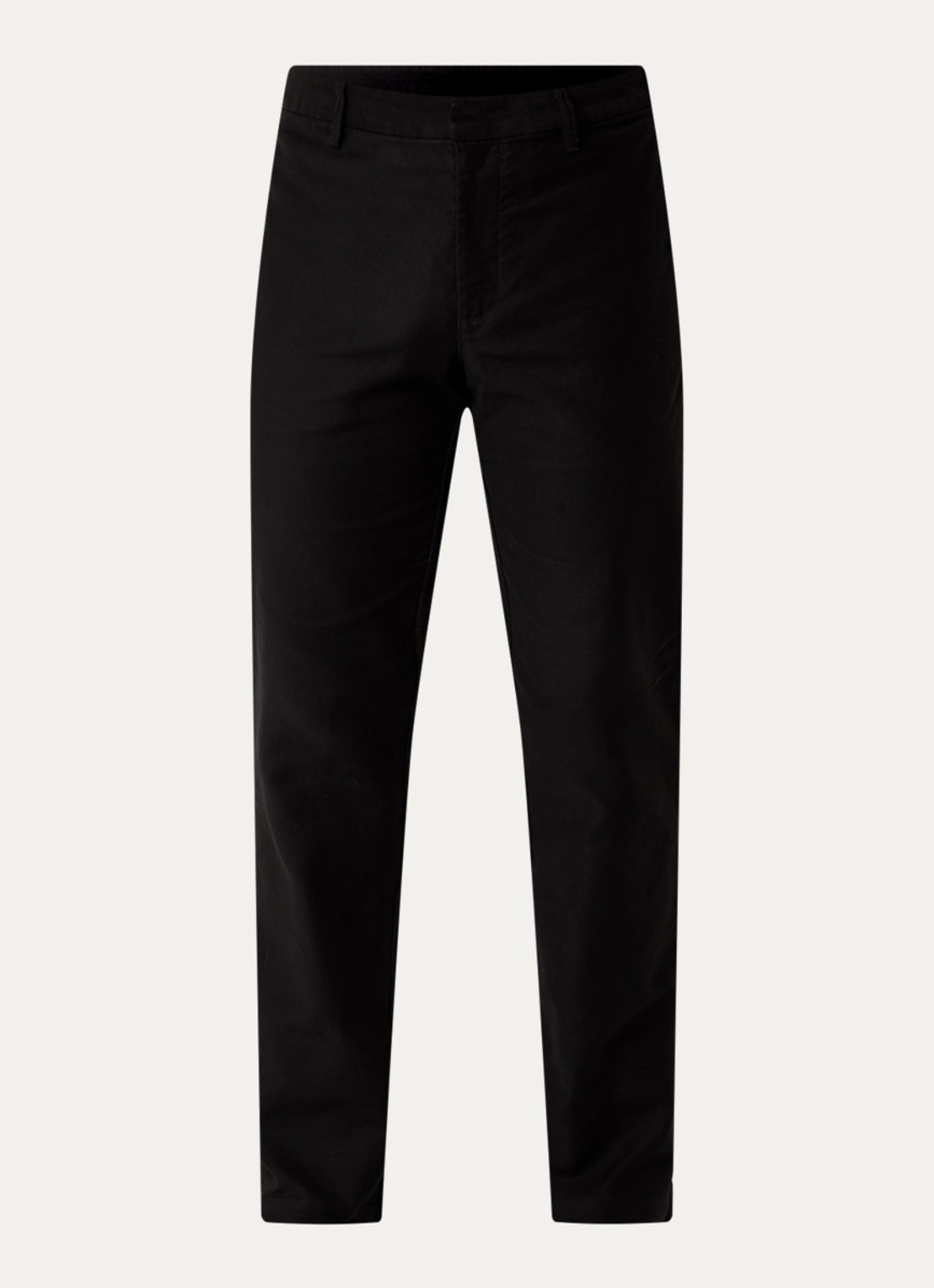 Armani Straight fit chino met steekzakken - voorkant 4 zwart