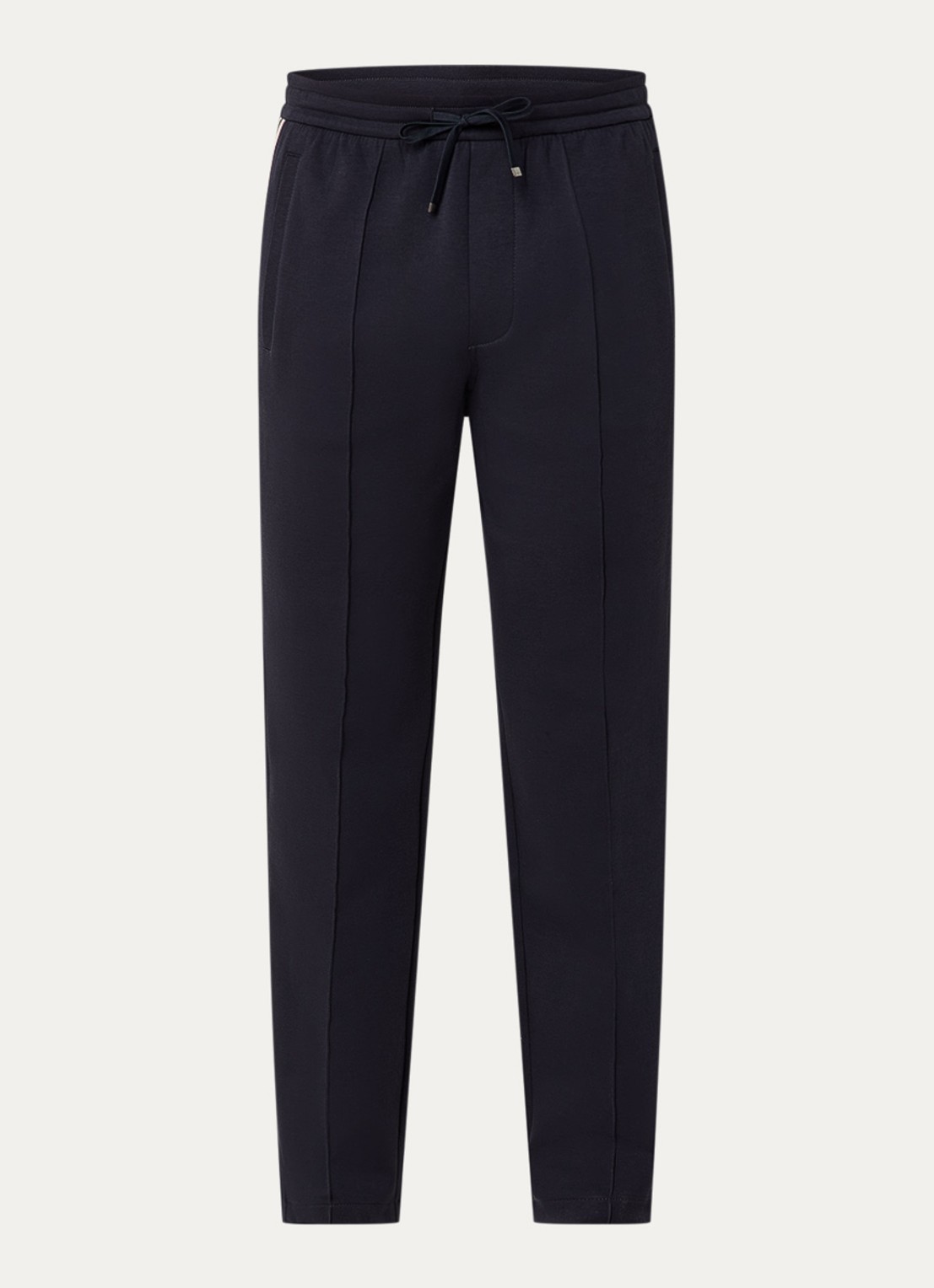 Armani Straight fit joggingbroek met steekzakken - voorkant 4 donkerblauw