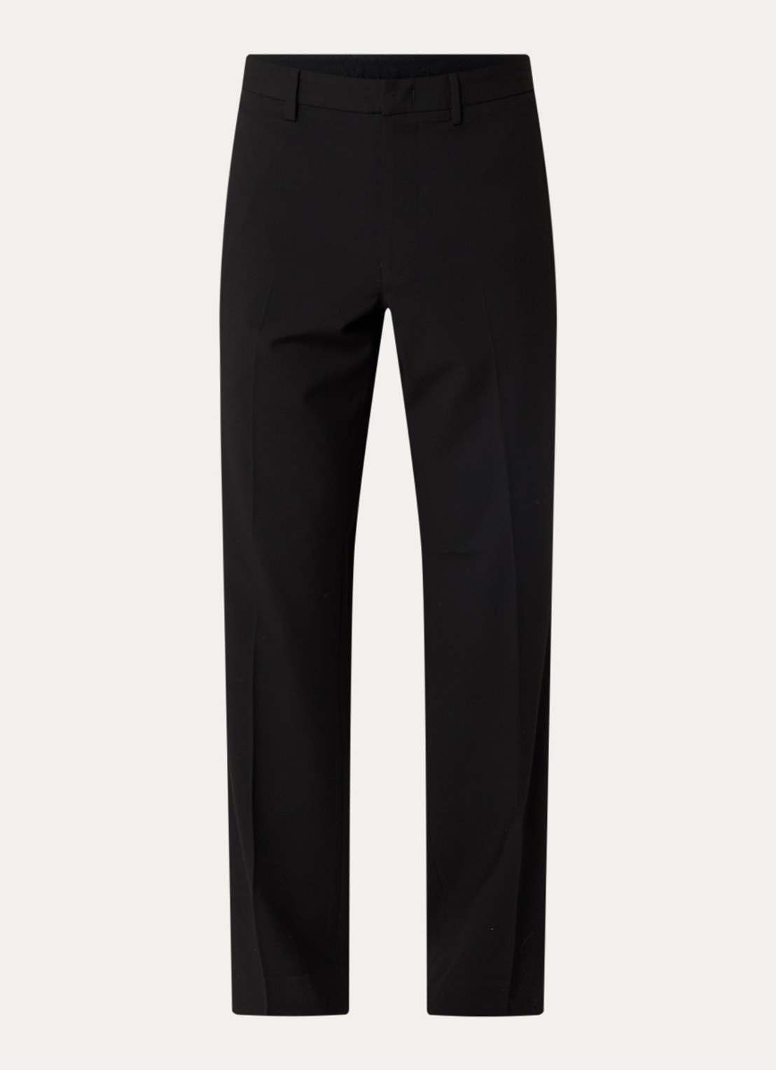 Armani Straight fit pantalon met steekzakken - voorkant 4 zwart