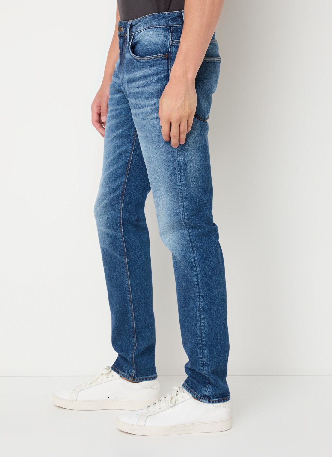 Armani Straight leg jeans met steekzakken - detail 3 indigo