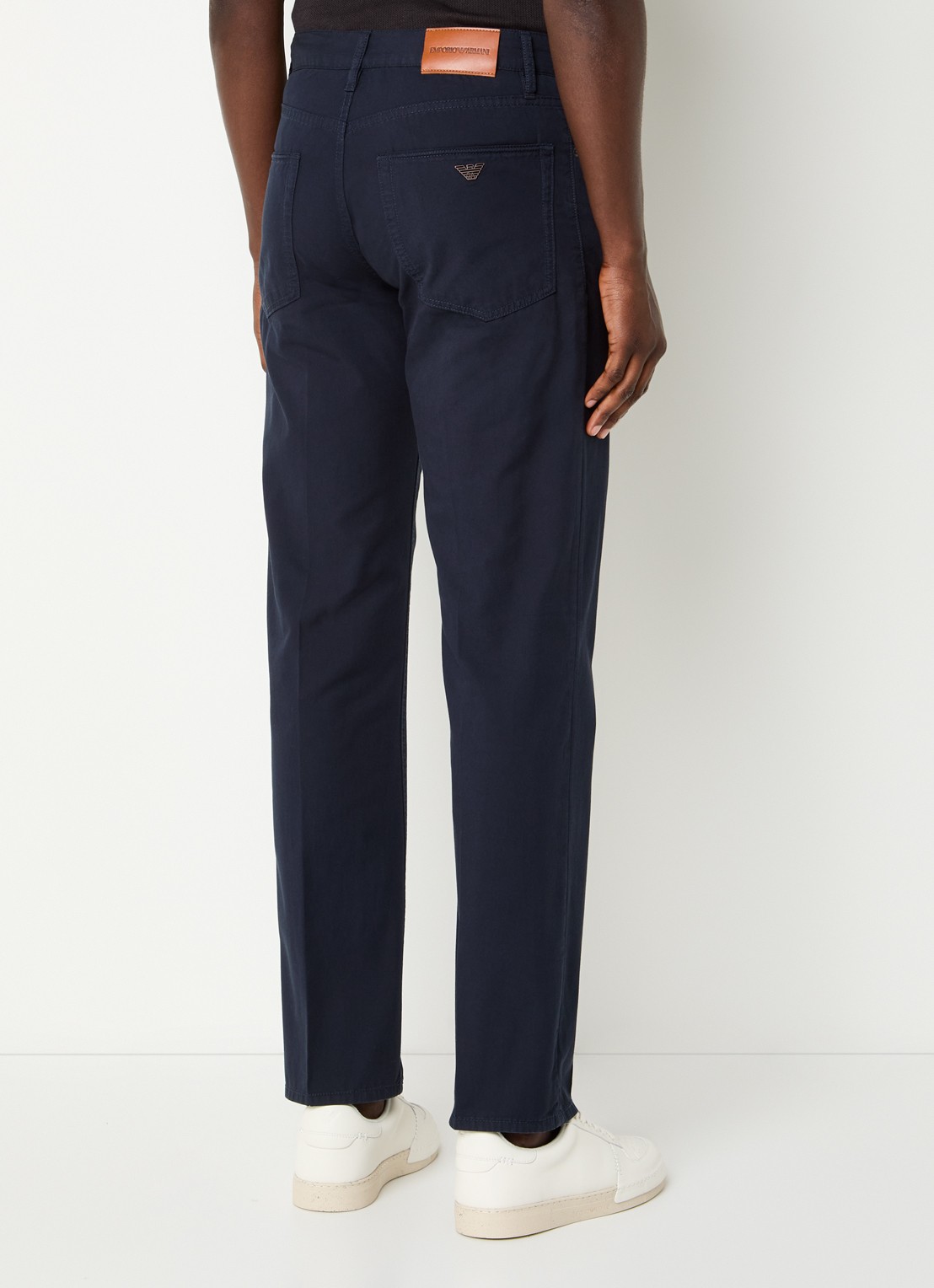 Armani Straight leg jeans met steekzakken - achterkant 5 blauw