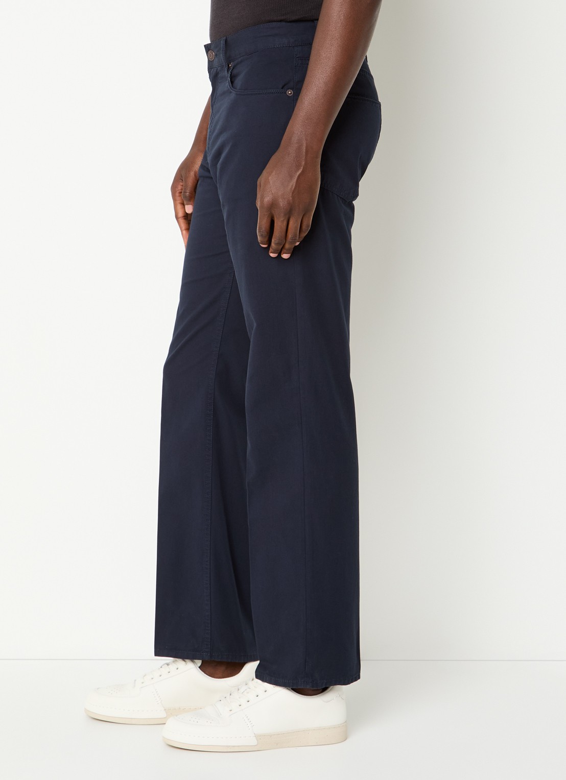 Armani Straight leg jeans met steekzakken - detail 4 blauw