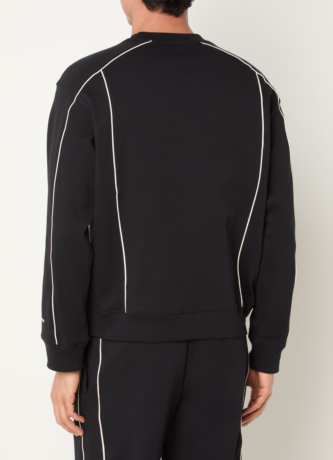 Armani Sweater met logo - achterkant 2 zwart