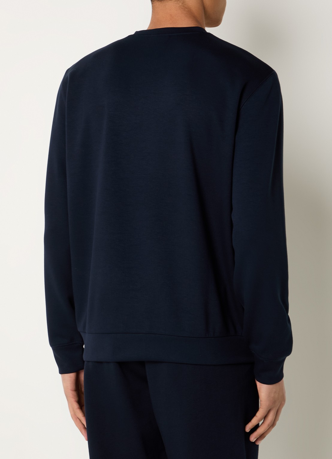 Armani Sweater met logo - achterkant donkerblauw