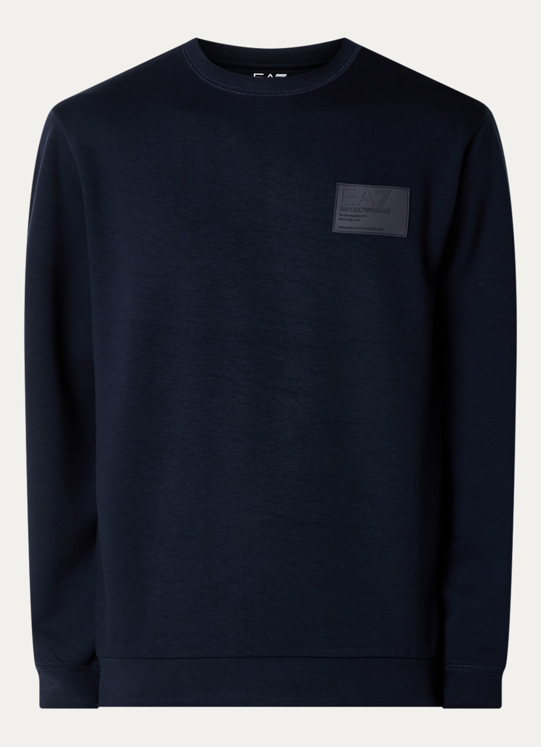 Armani Sweater met logo - voorkant 2 donkerblauw