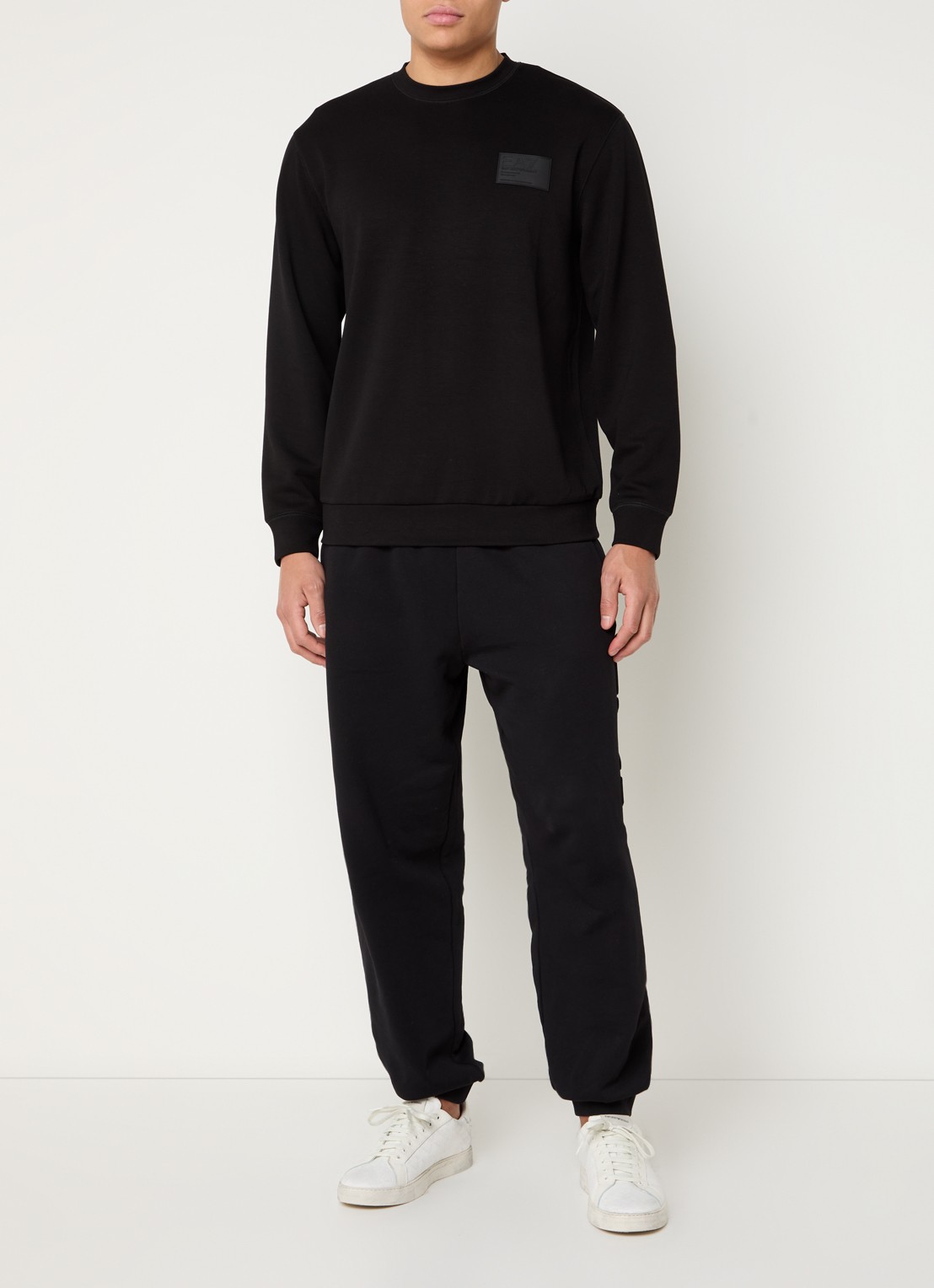 Armani Sweater met logo - voorkant 3 zwart