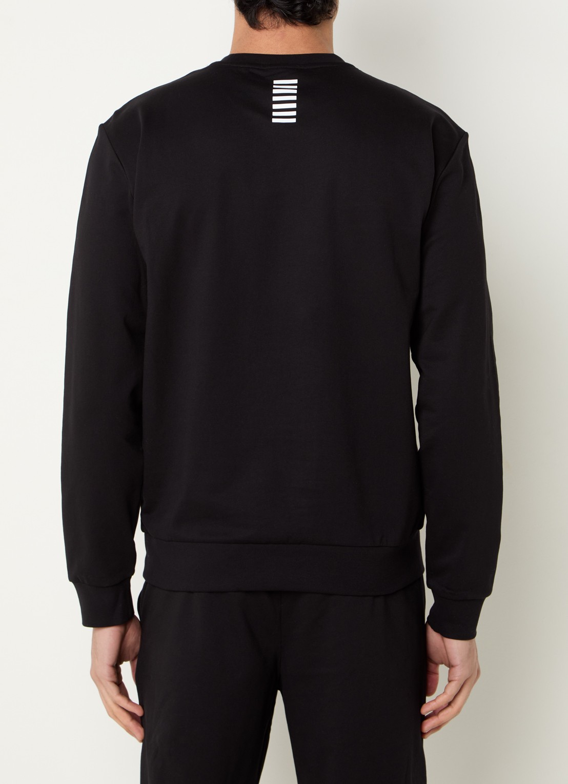 Armani Sweater met logo - achterkant zwart
