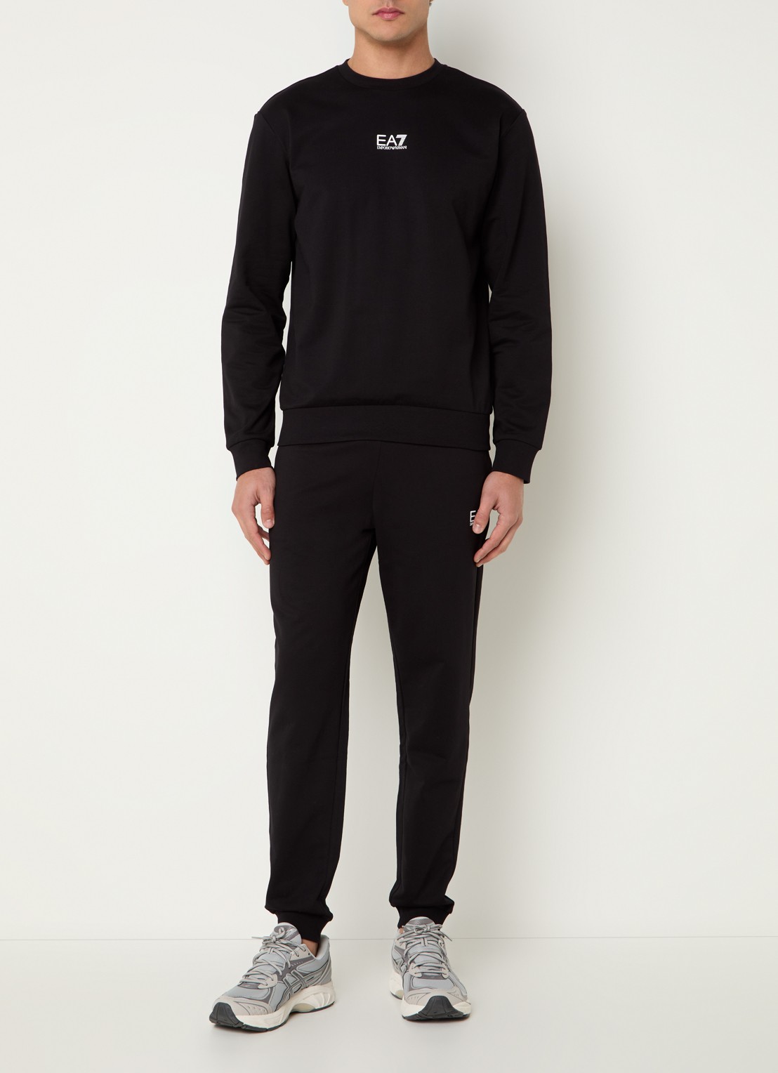 Armani Sweater met logo - voorkant 3 zwart